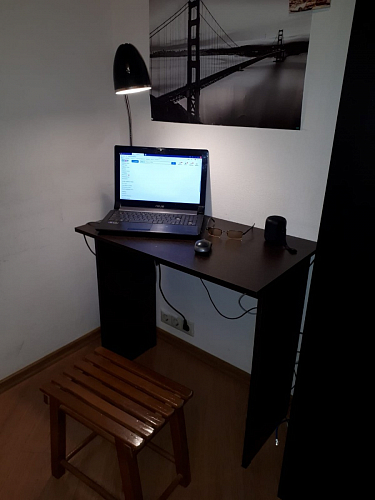 Стол письменный Kiwi белый  - Уцененный экземпляр фото покупателя 4