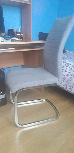 Стул Basit light grey fabric фото покупателя 91