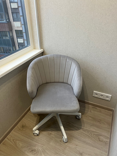 Компьютерное кресло Пард confetti silver серый / черный фото покупателя 143