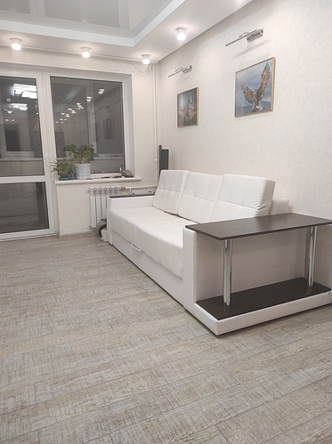 Диван Атлант правый рогожка коричневая фото покупателя 1