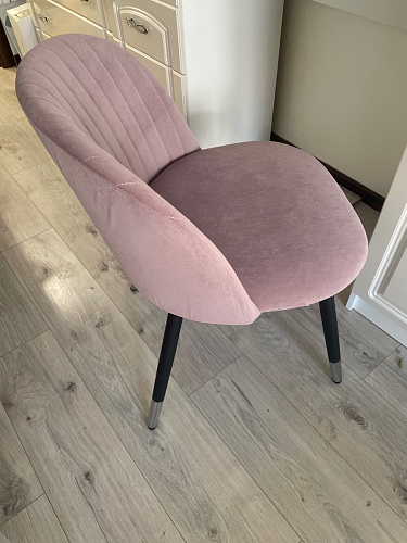 Стул на металлокаркасе Gabi green / black / silver фото покупателя 64