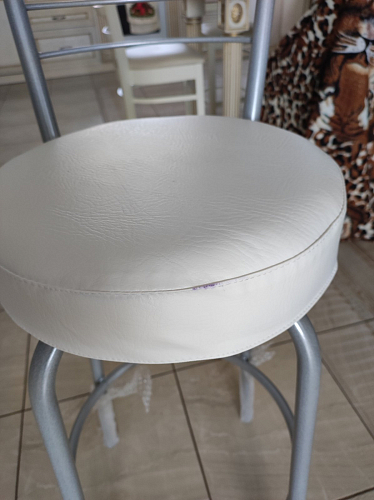 Барный стул Kuroda светлый мусс зеленый кожзам фото покупателя 2