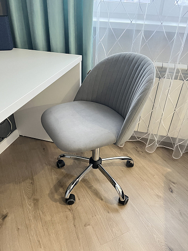 Компьютерное кресло Melody молочное фото покупателя 37