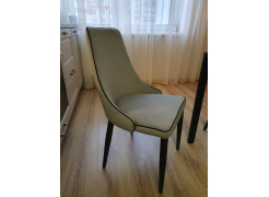 Стул на металлокаркасе Kora 1 light blue / white / black фото покупателя 6