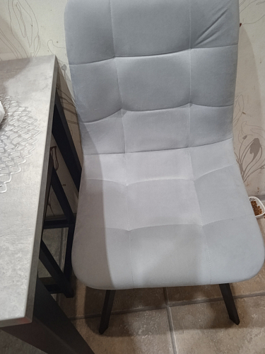 Стул на металлокаркасе Чилли зеленый / черный фото покупателя 881