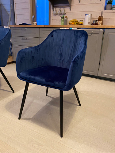 Стул на металлокаркасе Slam dark blue фото покупателя 31