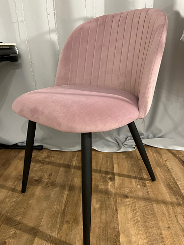 Стул на металлокаркасе Gabi 1 light blue / black / gold фото покупателя 708