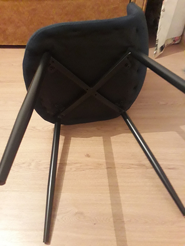 Стул на металлокаркасе Lilu pink / black фото покупателя 52