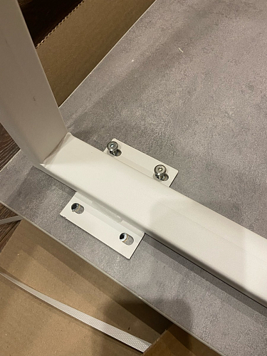 Деревянный стол Лота Лофт 120х75 белый матовый / дуб крафт золотой фото покупателя 909