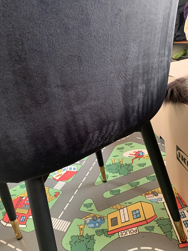 Стул на металлокаркасе Seda 1 green / gold / black фото покупателя 50