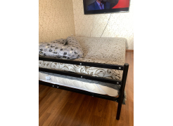 Односпальная кровать Фади 80х200 черная фото покупателя 1134