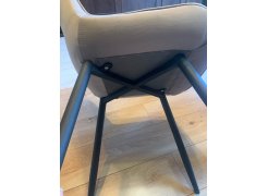 Стул на металлокаркасе Седа К крутящийся светло-серый  / белый фото покупателя 7