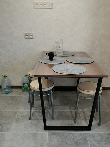 Деревянный стол Лота Лофт 120x75 дуб крафт табачный / черный матовый фото покупателя 860