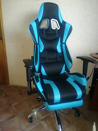 Компьютерное кресло Kano 1 light blue / black фото покупателя 26