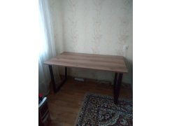 Стол Лота Лофт 140 25 мм юта / белый матовый фото покупателя 846