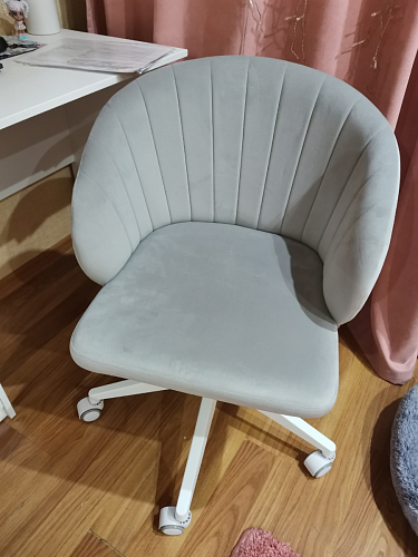 Компьютерное кресло Пард экокожа белый фото покупателя 6