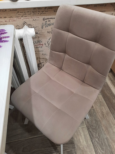 Стул на металлокаркасе Чилли К черный / зеленый фото покупателя 251