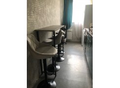 Барная стойка Дилан Лофт 120х60х90 бетон фото покупателя 53