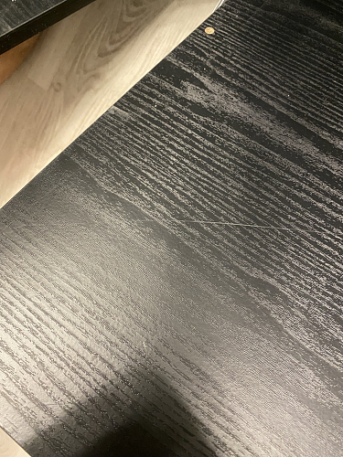 Компьютерный стол Soho black grained / white фото покупателя 9