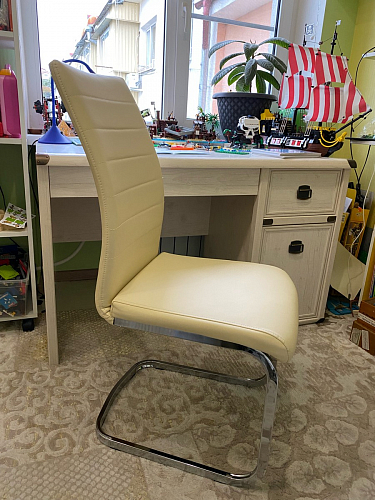 Стул Basit light grey fabric фото покупателя 10