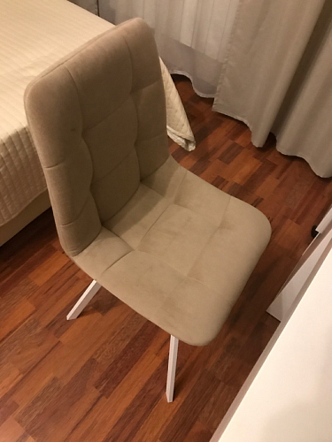 Комплект стульев Чилли 2 шт бежевый / черный фото покупателя 830