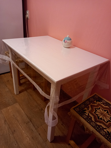 Деревянный стол Solarius Классика 60 х 90 см белый матовый фото покупателя 1