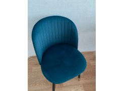 Стул на металлокаркасе Gabi blue / black фото покупателя 334