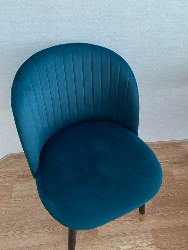 Стул на металлокаркасе Gabi 1 dark gray / black фото покупателя 336