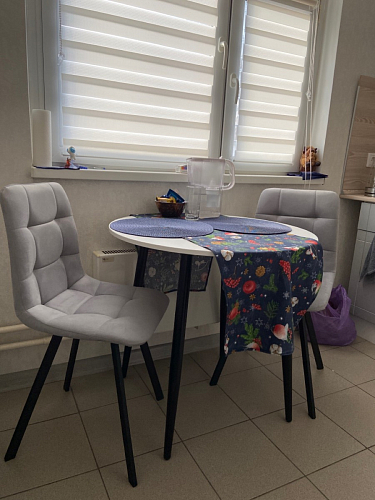 Комплект из "Стул на металлокаркасе Чилли розовый / черный каркас" 2 шт. фото покупателя 1417