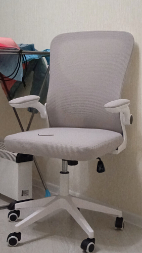 Компьютерное кресло Konfi gray / blue / white фото покупателя 201