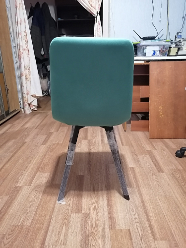 Стул на металлокаркасе Чилли К кирпичный / черный фото покупателя 10