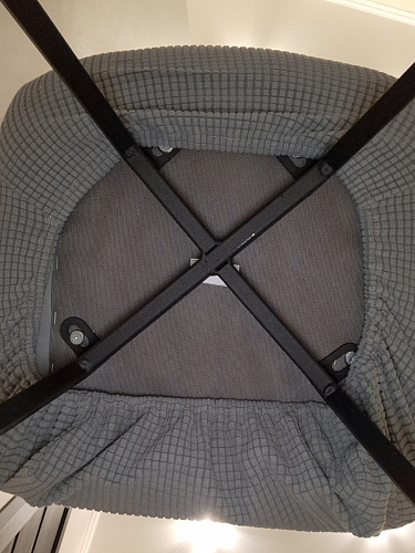 Стул на металлокаркасе Чилли зеленый / черный фото покупателя 1277