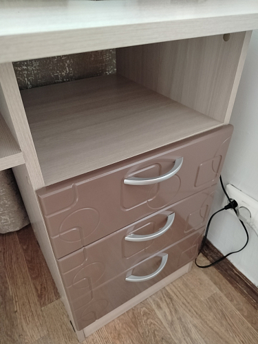 Стол письменный Бриз МДФ волна лайм / ясень светлый фото покупателя 55