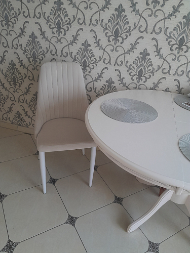 Стул на металлокаркасе Kora dark gray / black фото покупателя 50