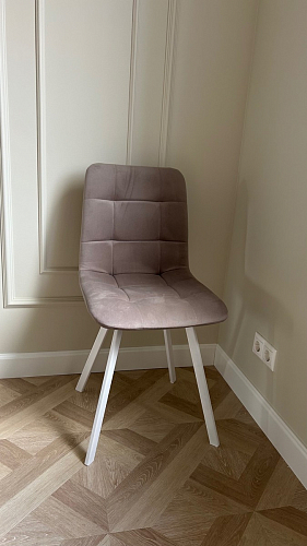 Стул на металлокаркасе Чилли зеленый / белый каркас фото покупателя 225