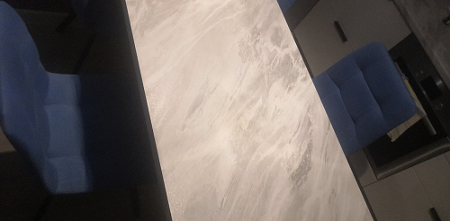 Стул на металлокаркасе Чилли К светло-серый велюр / черный каркас фото покупателя 1148