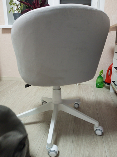 Компьютерное кресло Пард confetti silver серый / черный фото покупателя 221