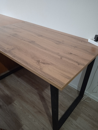 Стол раскладной Лота Лофт 120 25 мм юта / черный матовый фото покупателя 674