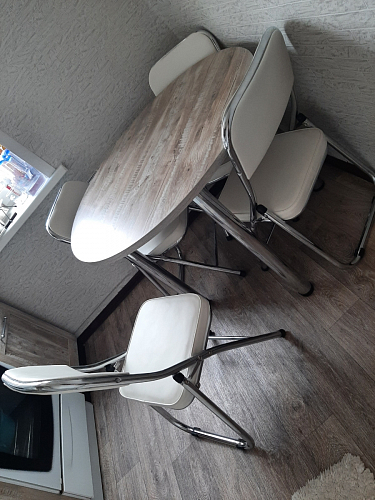 Стул Chair раскладной белый фото покупателя 21