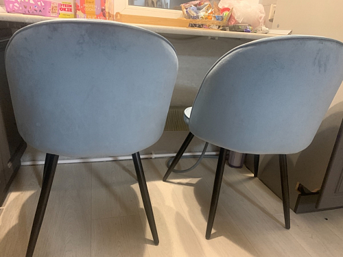 Стул на металлокаркасе Dodo blue фото покупателя 111