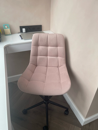 Компьютерное кресло Честер латте / золото фото покупателя 44