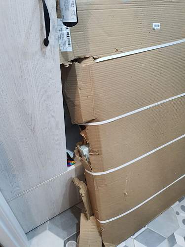 Письменный стол Битти Лофт 116х60х75 дуб вотан / черный матовый фото покупателя 78