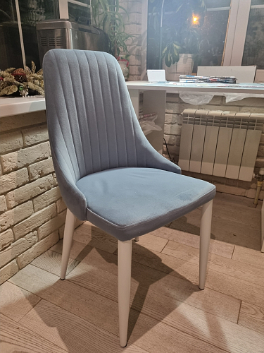 Стул на металлокаркасе Kora white / gray фото покупателя 233