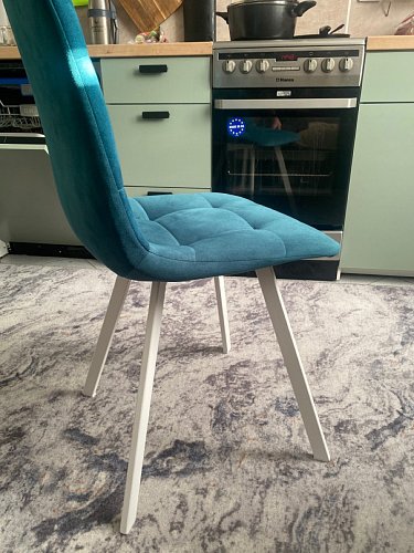 Стул на металлокаркасе Чилли горчичный / черный фото покупателя 1318