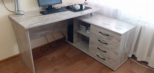 Компьютерный стол с тумбой КСТ-109 тумба слева фото покупателя 82