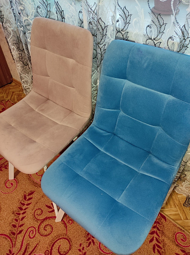 Стул на металлокаркасе Чилли К кирпичный / черный фото покупателя 271