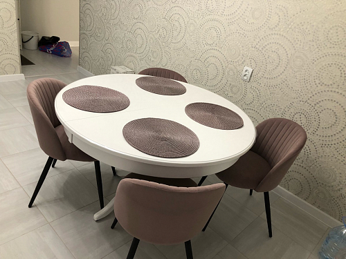 Стул на металлокаркасе Gabi green / black / silver фото покупателя 262