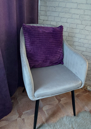 Стул на металлокаркасе Slam dark beige фото покупателя 103