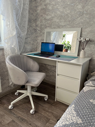 Компьютерное кресло Пард confetti silver серый / черный фото покупателя 98