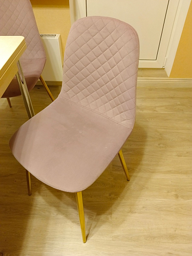 Стул на металлокаркасе Dabl 01 champagne / gold фото покупателя 102